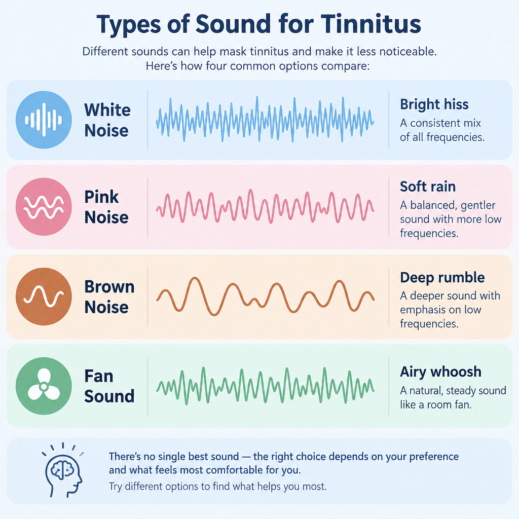 Noise Color Comparison Chart