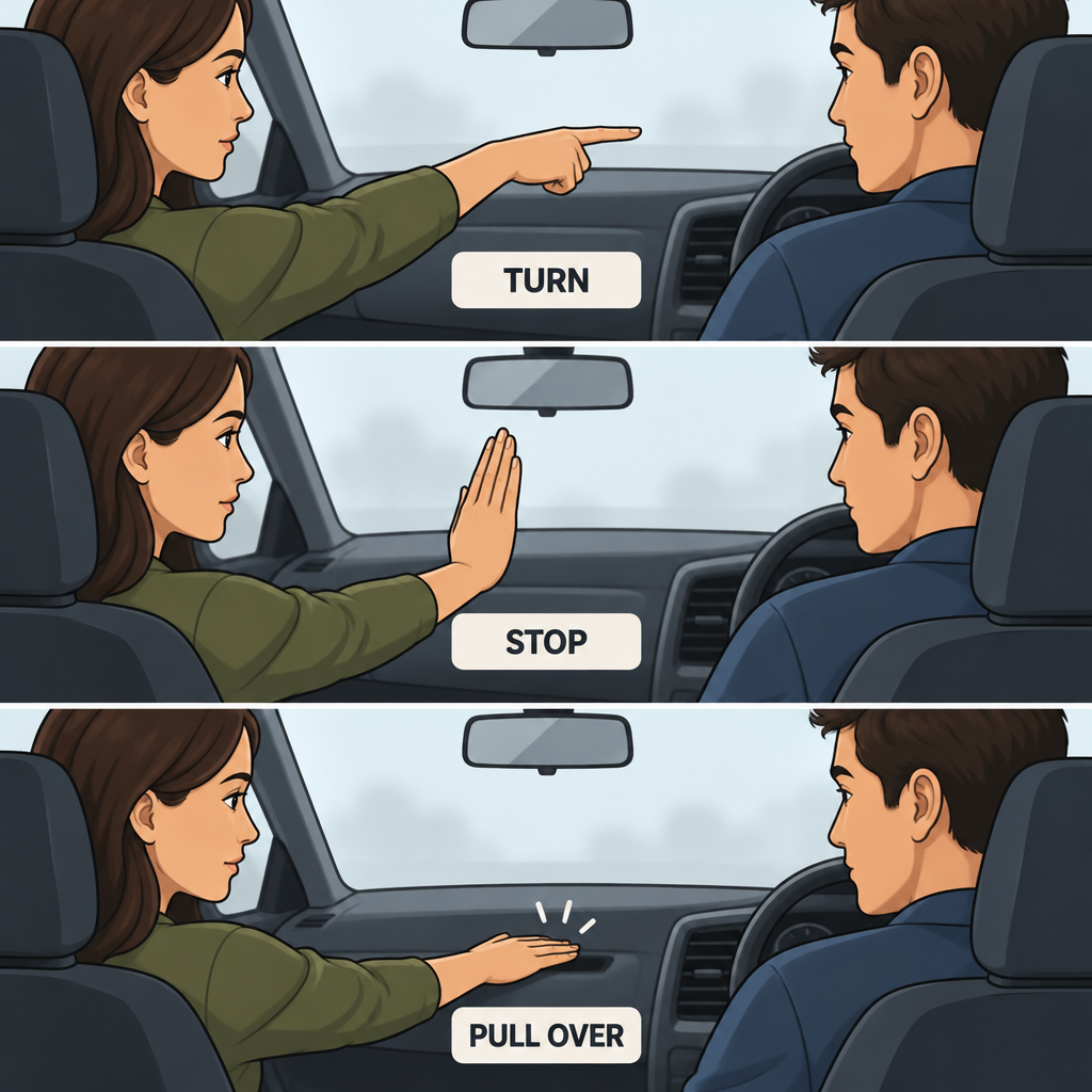 Road Test Hand Signals