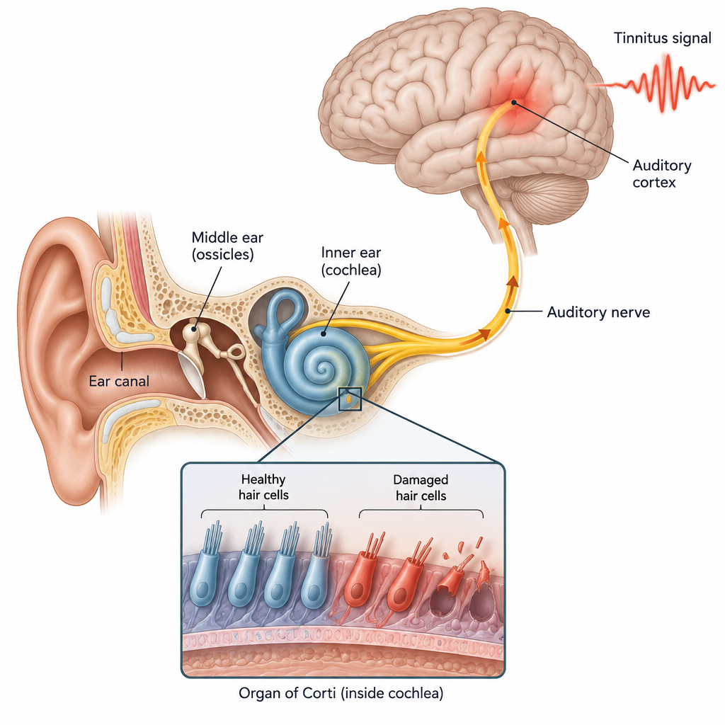 Tinnitus and Hearing Loss Connection