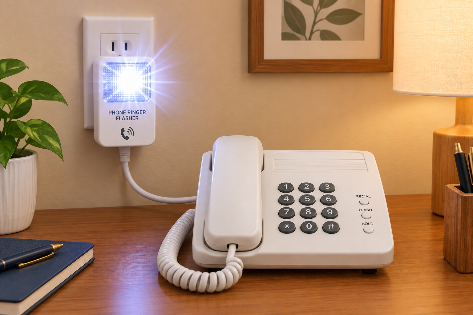 Phone Ringer Lights and Flashers for People With Hearing Loss