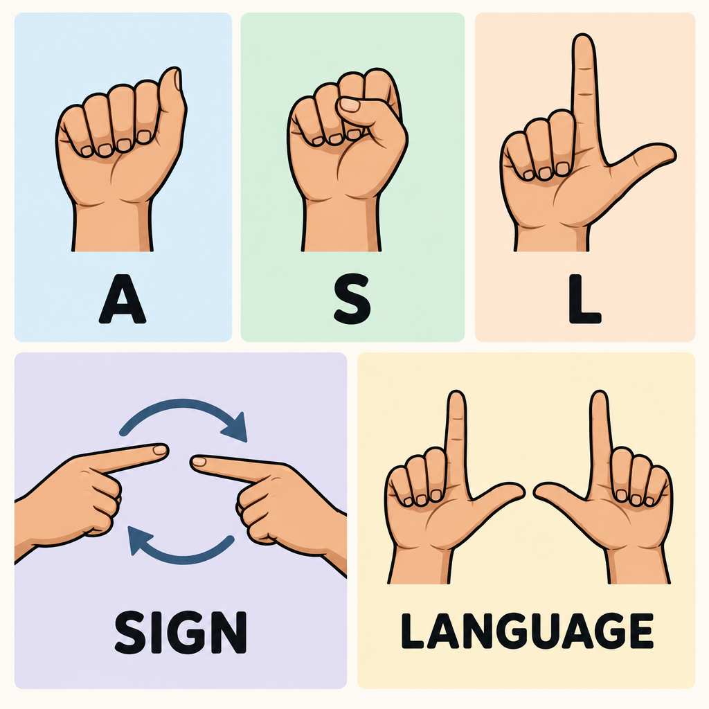 ASL Basic Handshapes Chart